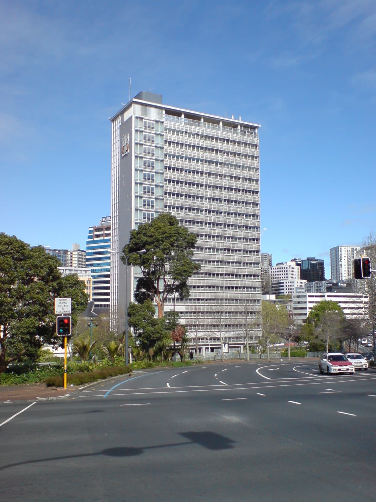 Auckland City Council main building on Greys Avenue, Auckland CBD